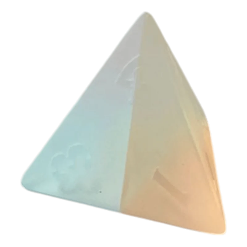 Regebogenfarben Frosted Glaswürfel W4