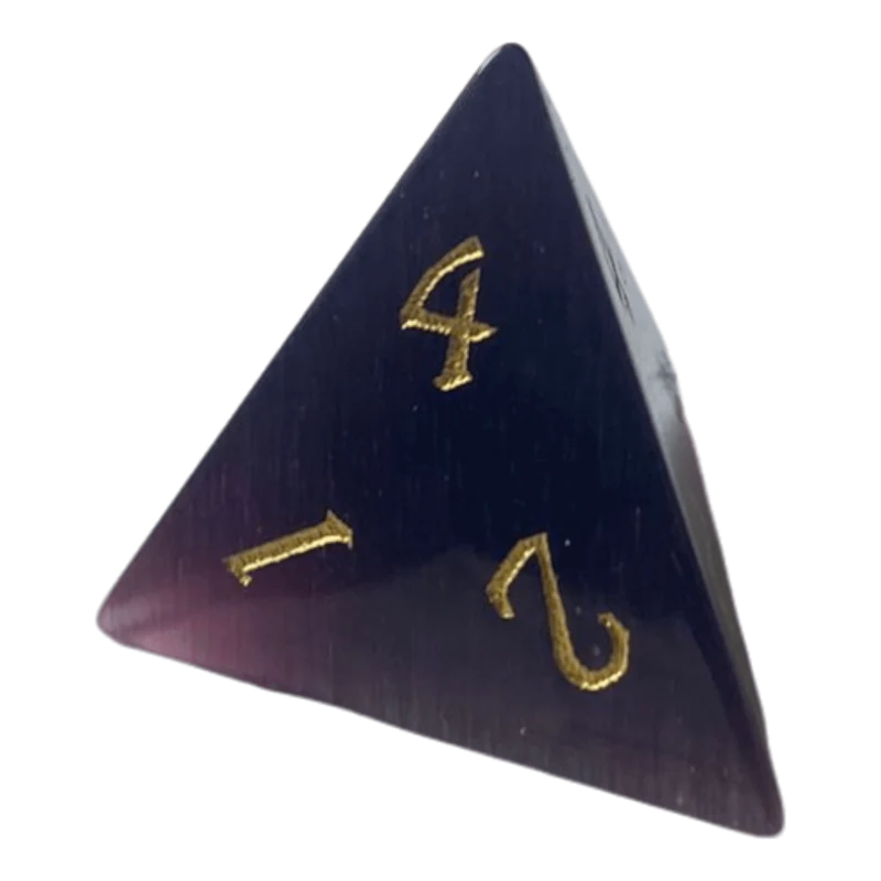 Dunkellila Opal Glaswürfel W4