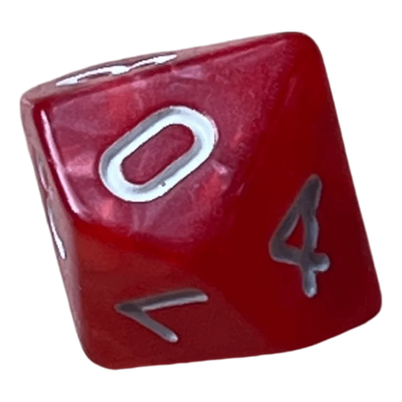 Perlmutt W10 in rot