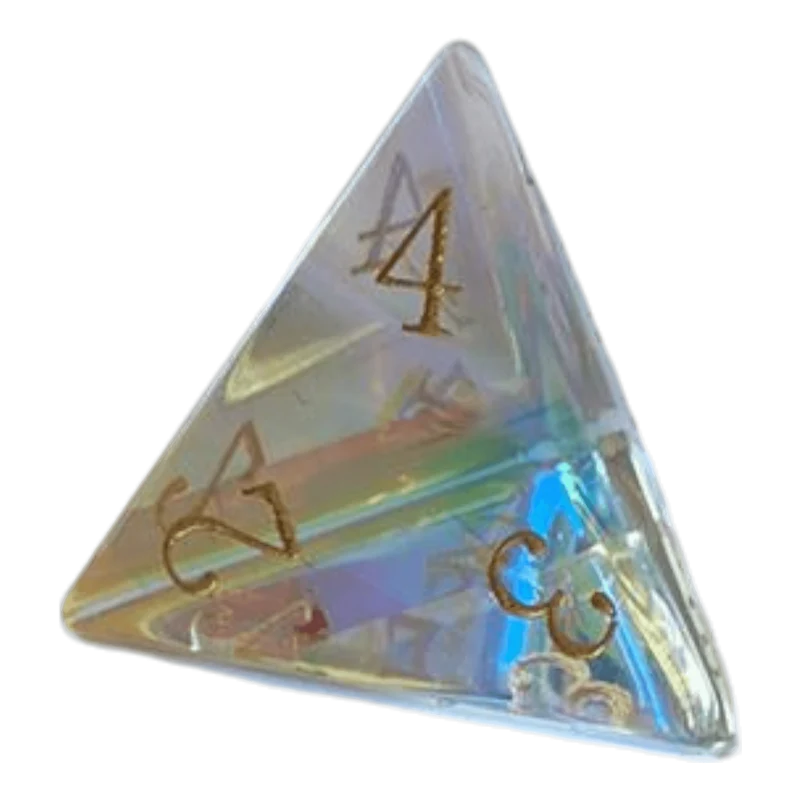 Regebogenfarben transparente Glaswürfel W4