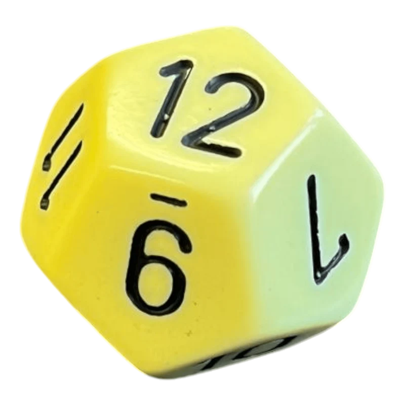 Opaque Pastel Yellow/black W12