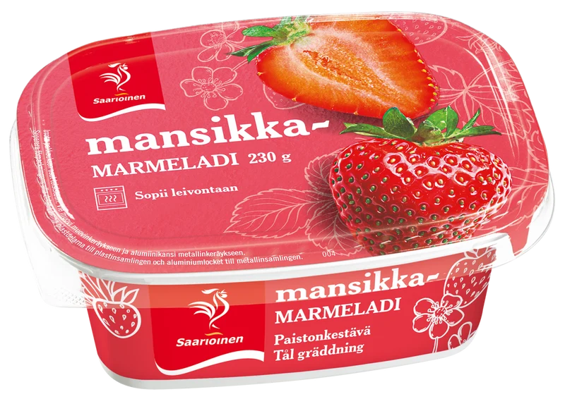 Saarioinen Mansikkamarmeladi 230g