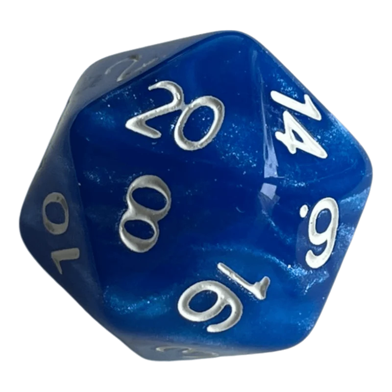 Perlmutt W20 in blau