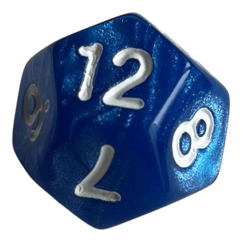 Perlmutt W12 in blau