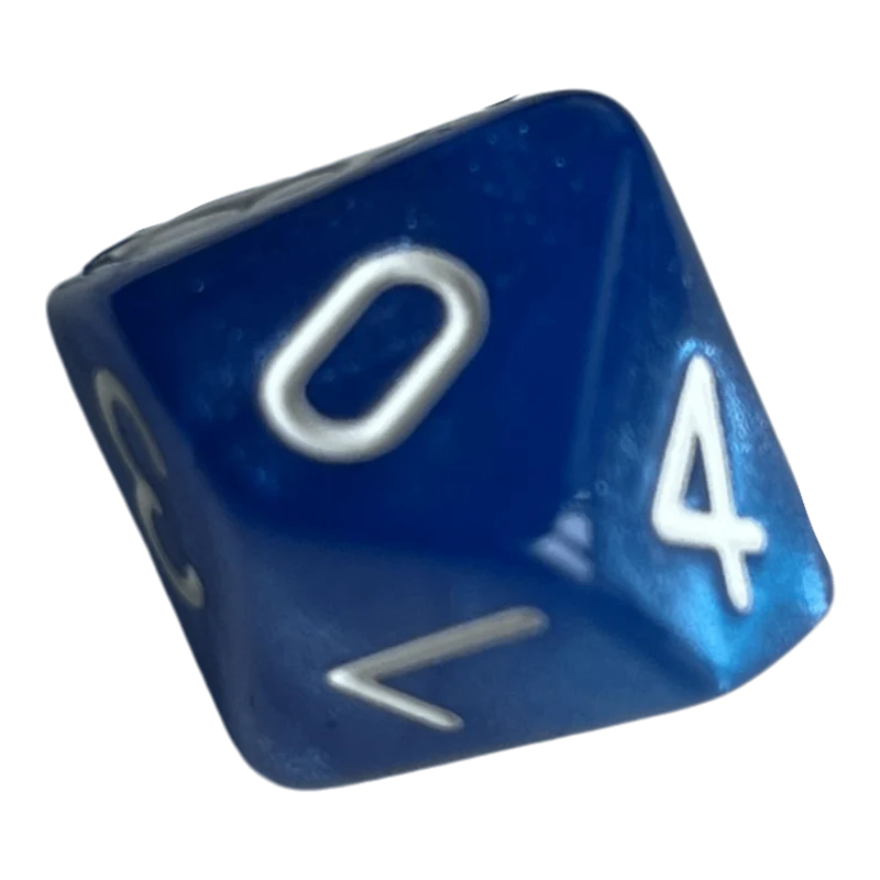 Perlmutt W10 in blau
