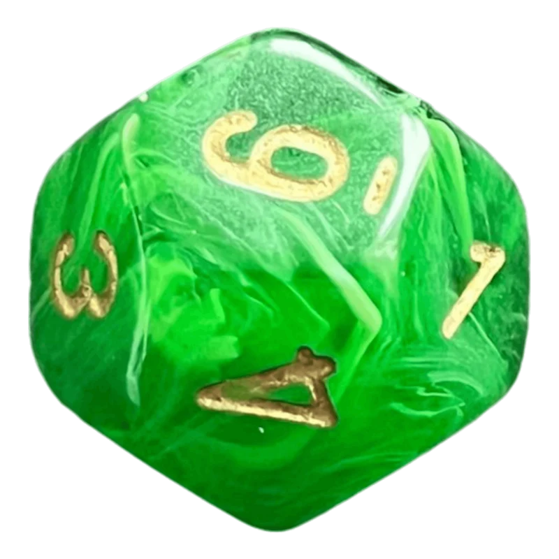 Chessex Vortex Green/Gold W12