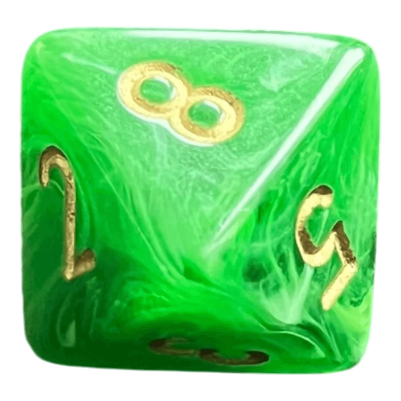 Chessex Vortex Green/Gold W8