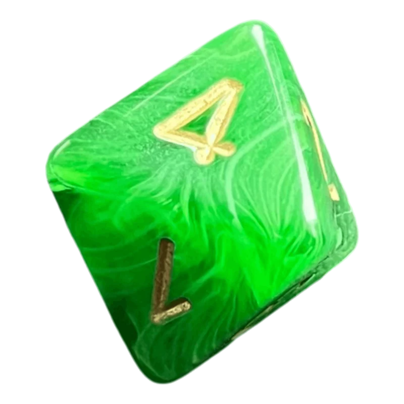 Chessex Vortex Green/Gold W8