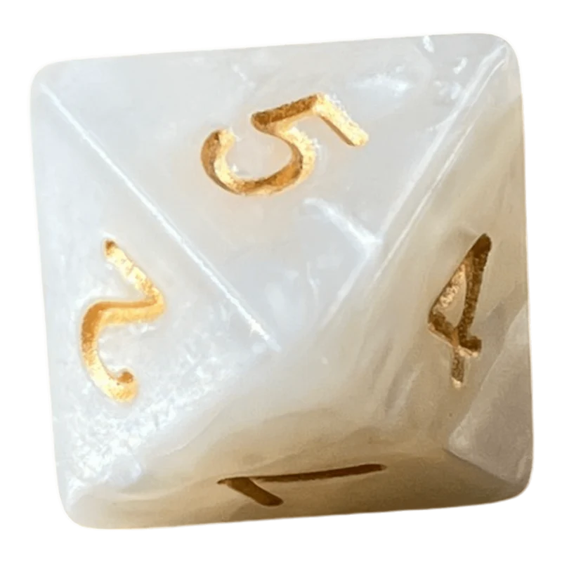 Perlmutt W8 in weiß