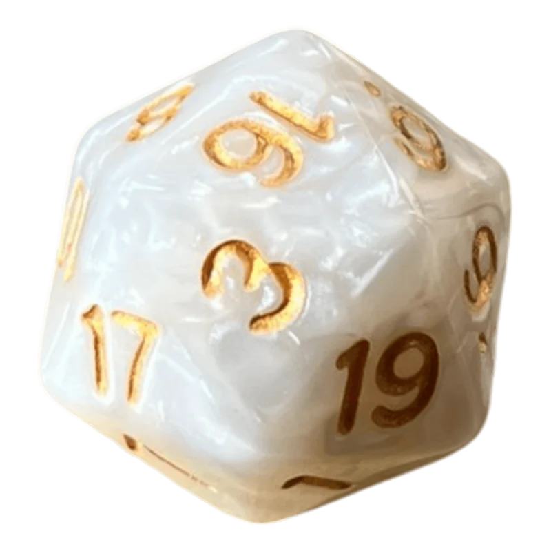 Perlmutt W20 in weiß