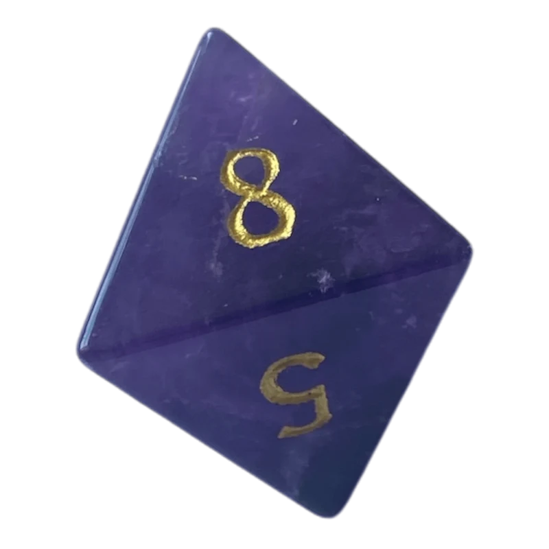 Amethyst Edelsteinwürfel Lila W8