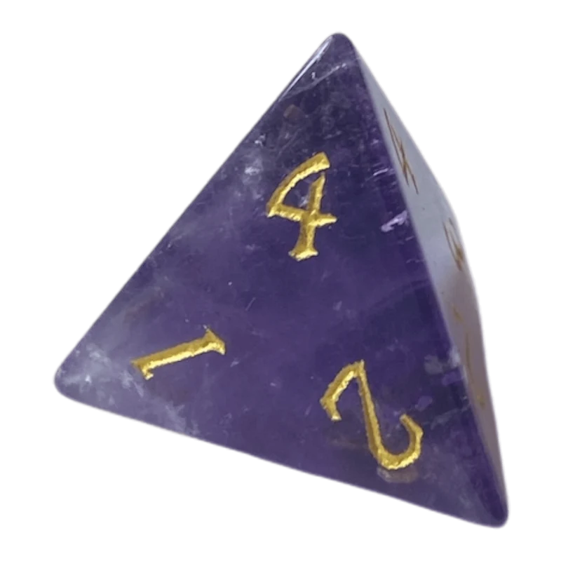 Amethyst Edelsteinwürfel Lila W4