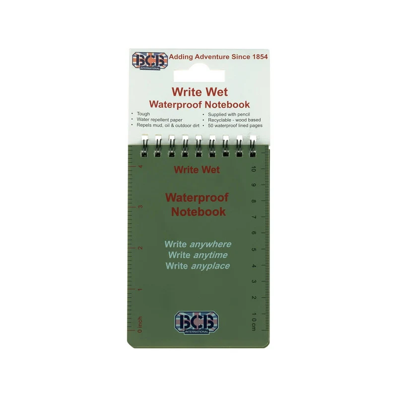 BCB Notebook wasserdicht CD456