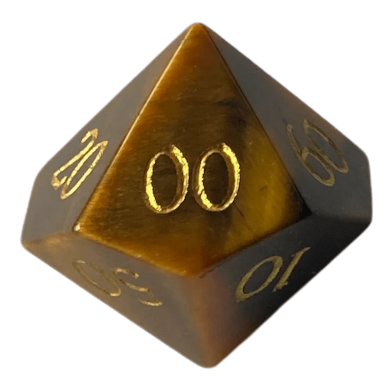 Yellow Tigereye Edelsteinwürfel W10-0