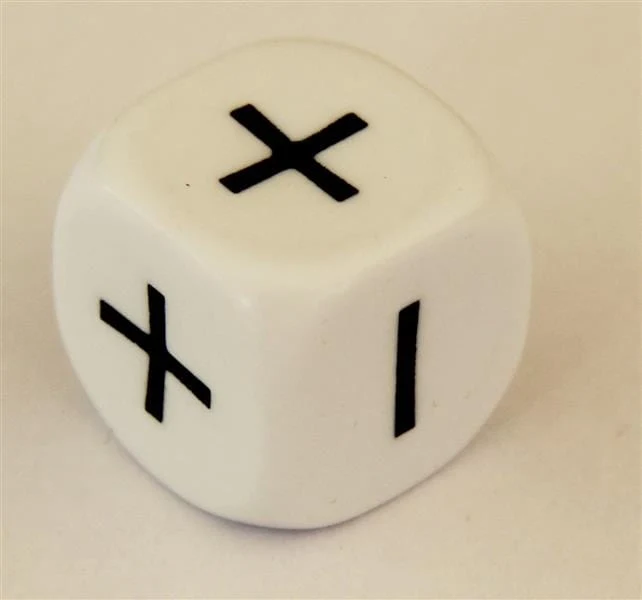 Rechenwürfel mit Plus und Minus