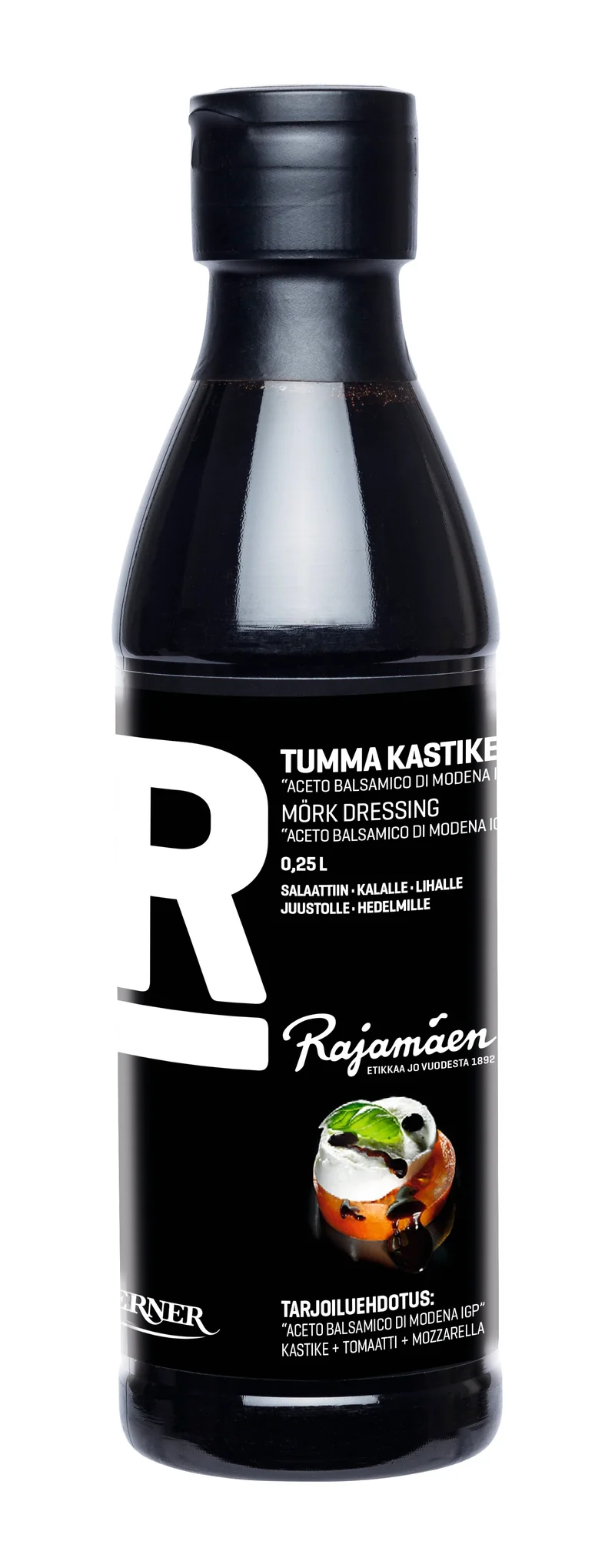 Rajamäen 0,25l Tumma kastike "Aceto Balsamico di Modena igp"