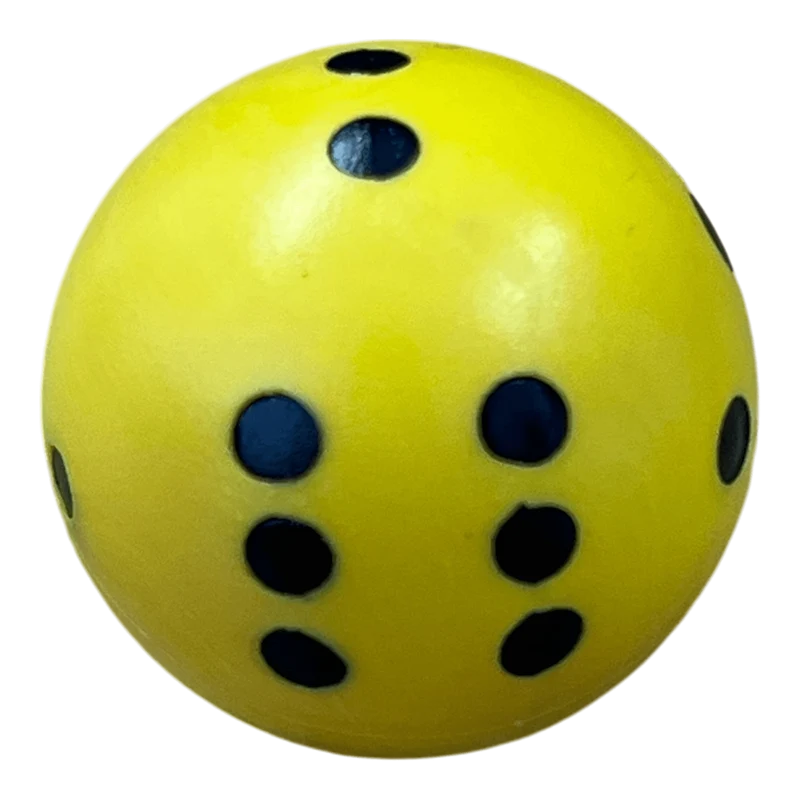 RundWürfel W6 Gelb/Schwarz