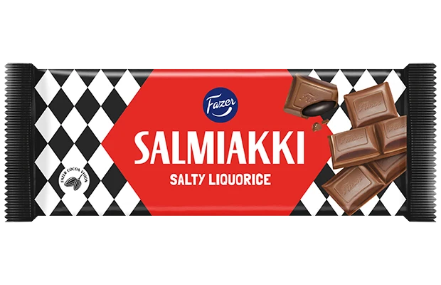 Fazer Salmiakki suklaalevy 100g