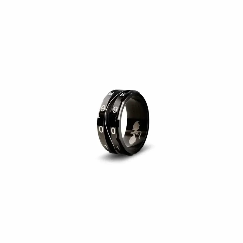 Zählring W100 schwarz 09