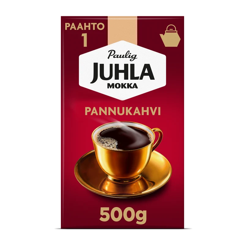 Paulig Juhla Mokka kahvi pannujauhatus 500g