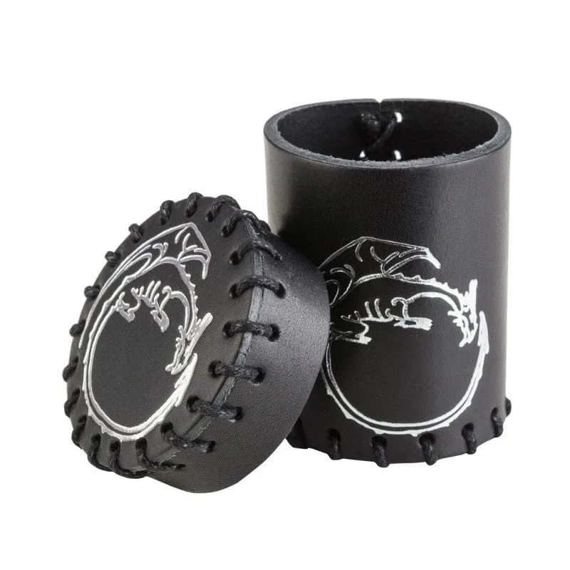 Würfel Becher Drache Schwarz