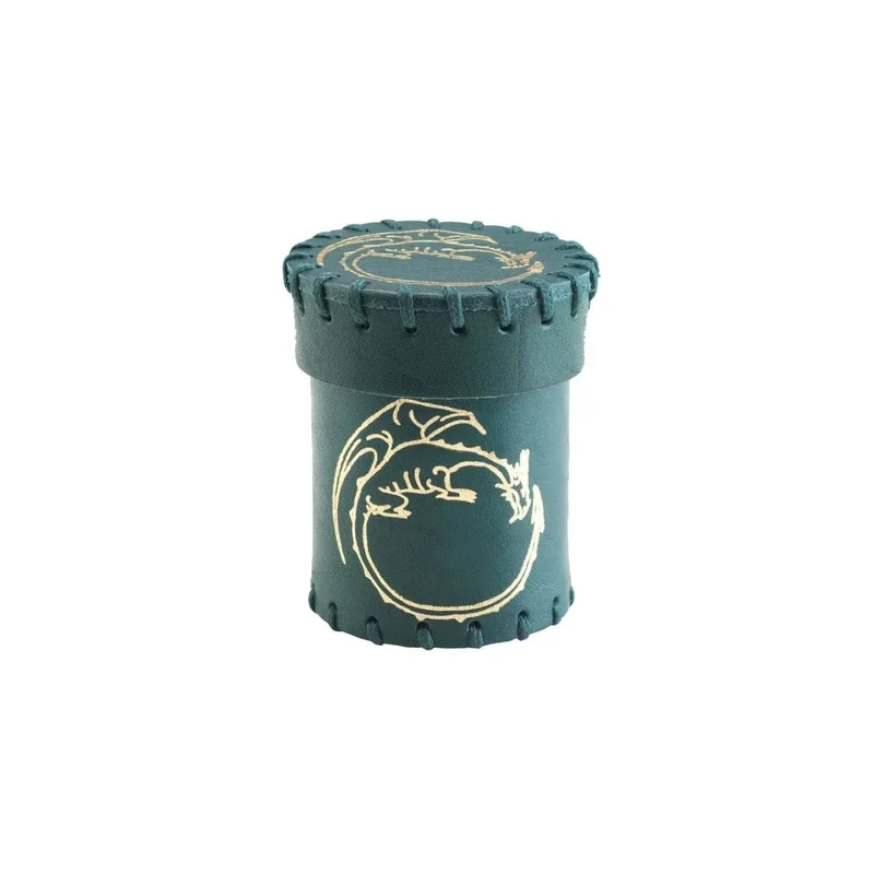 Würfel Becher Drache grün