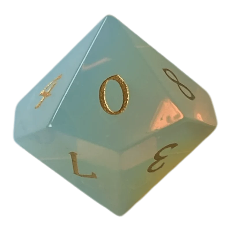 Opalite Glaswürfel W10