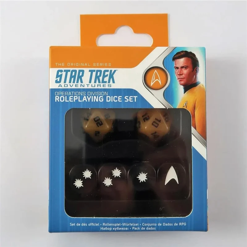 Star Trek Adventures Roleplaying Dice Set - Operations Division