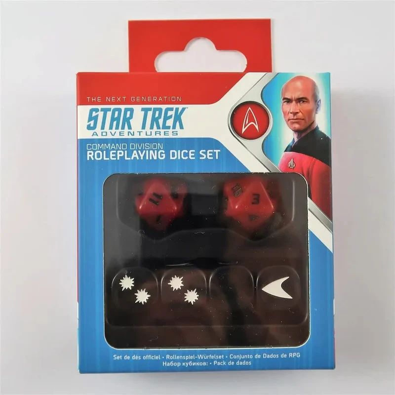 Star Trek Adventures Roleplaying Dice Set - Command Division