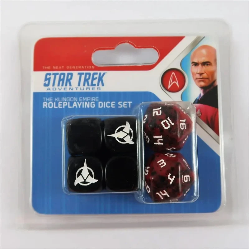 Star Trek Adventures Roleplaying Dice Set - Klingon Empire