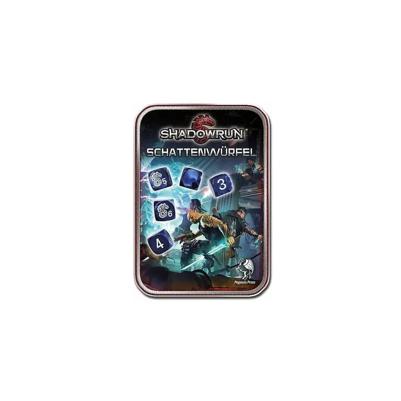 Shadowrun SchattenWürfel Set blau