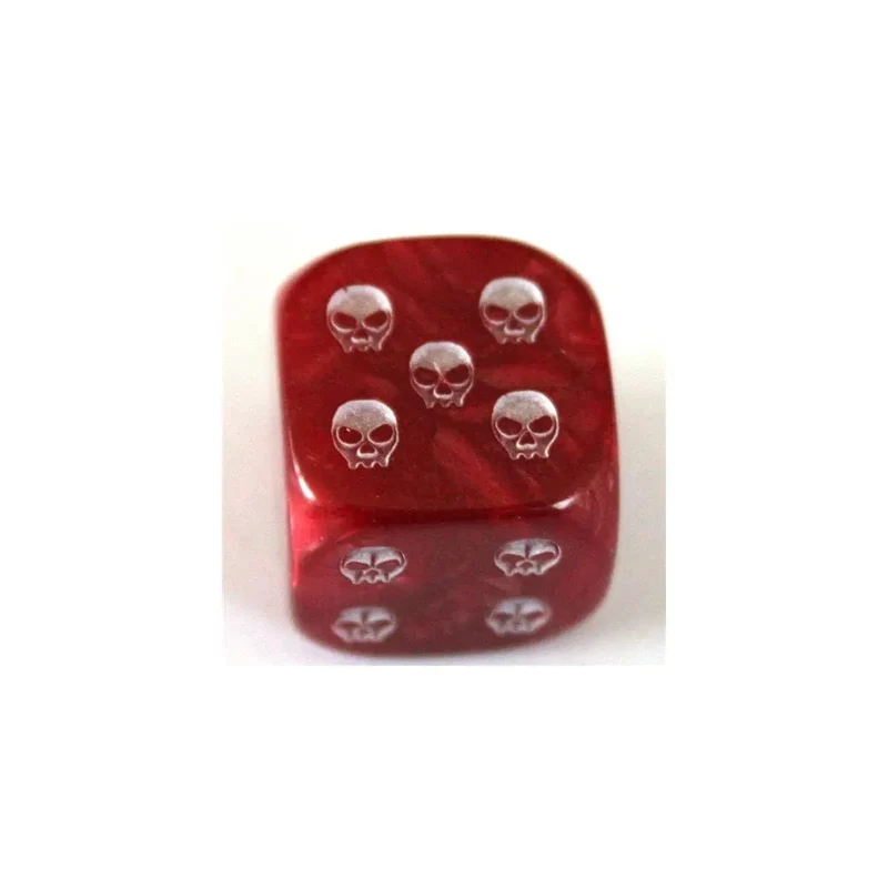 SchädelWürfel Rot W6