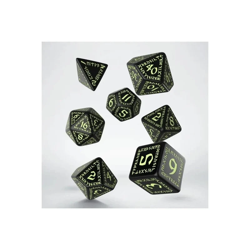 Runic Black/glow in the dark Set