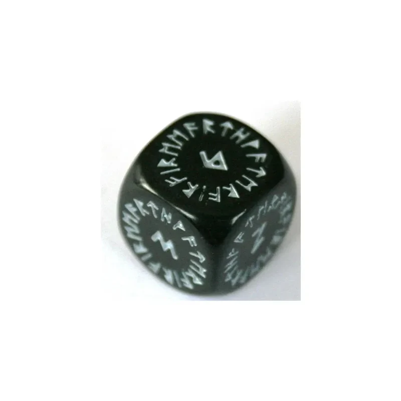 RunenWürfel Schwarz W6