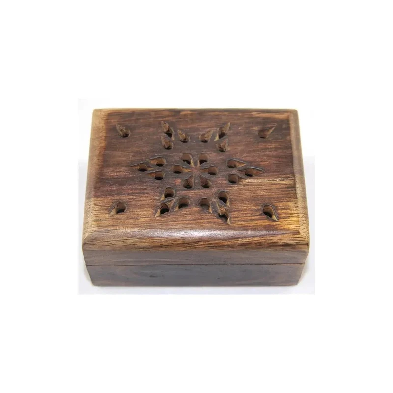 Holzkiste mit Muster Design 4