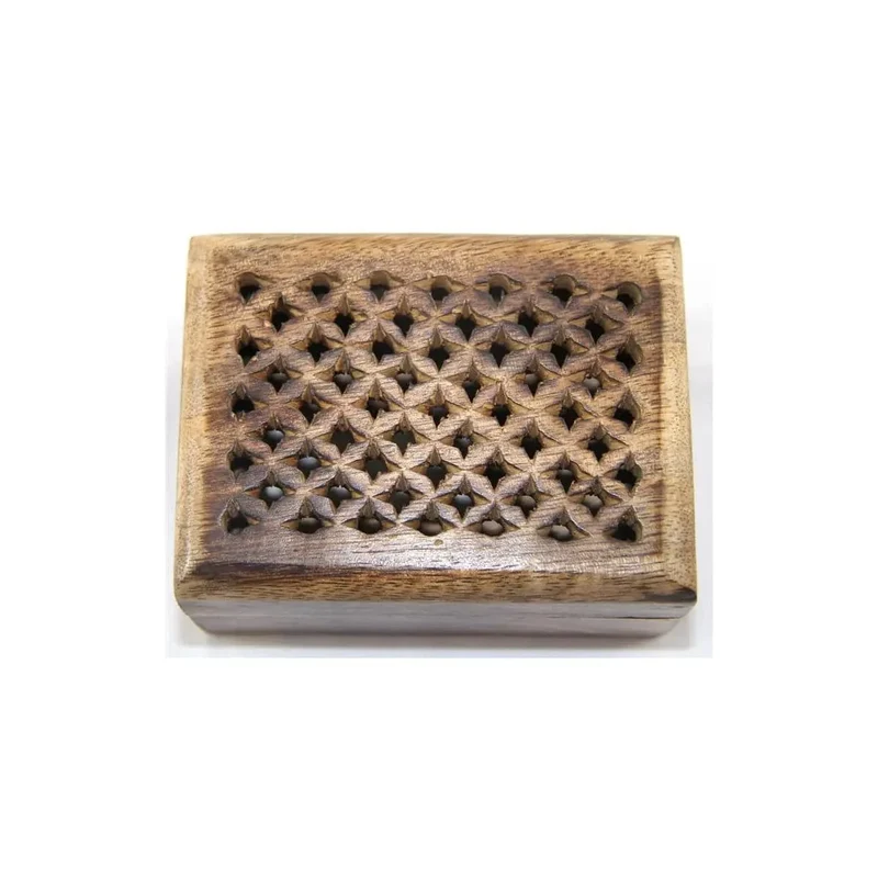 Holzkiste mit Muster Design 2