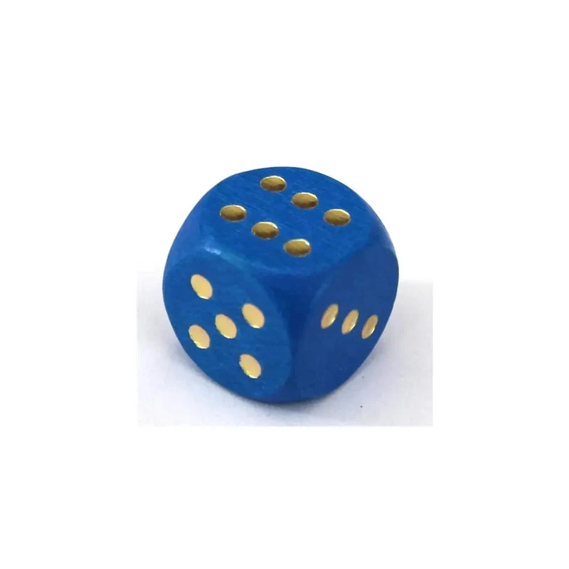 Holzwürfel 16mm Blau