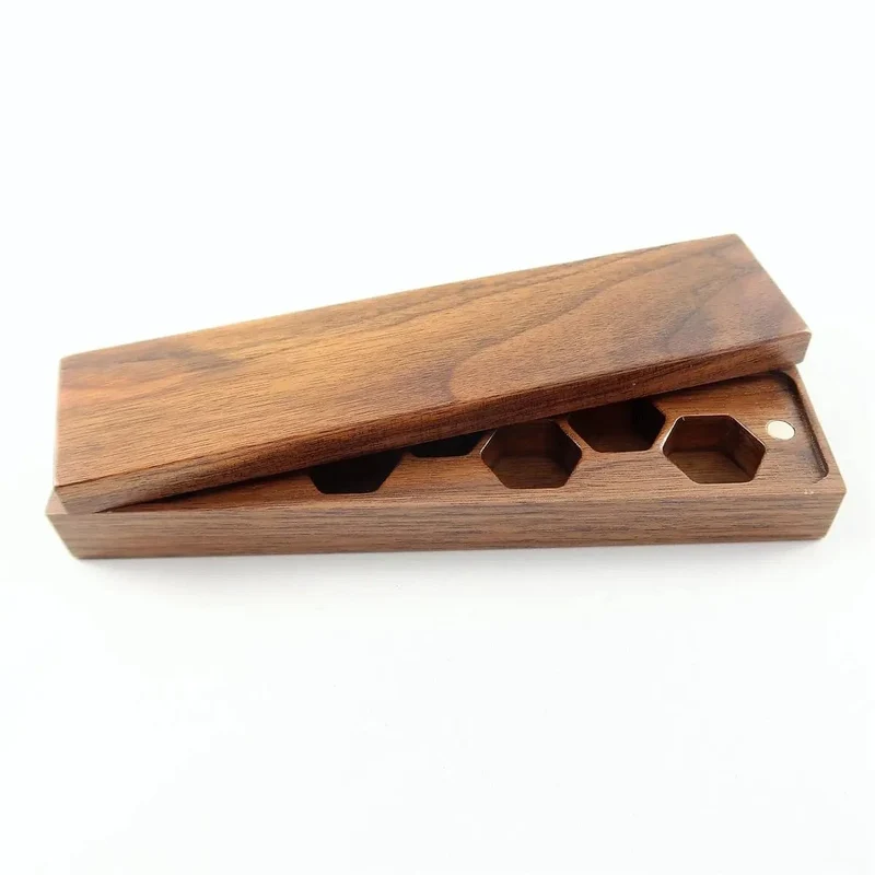 Holzbox black Walnut lang