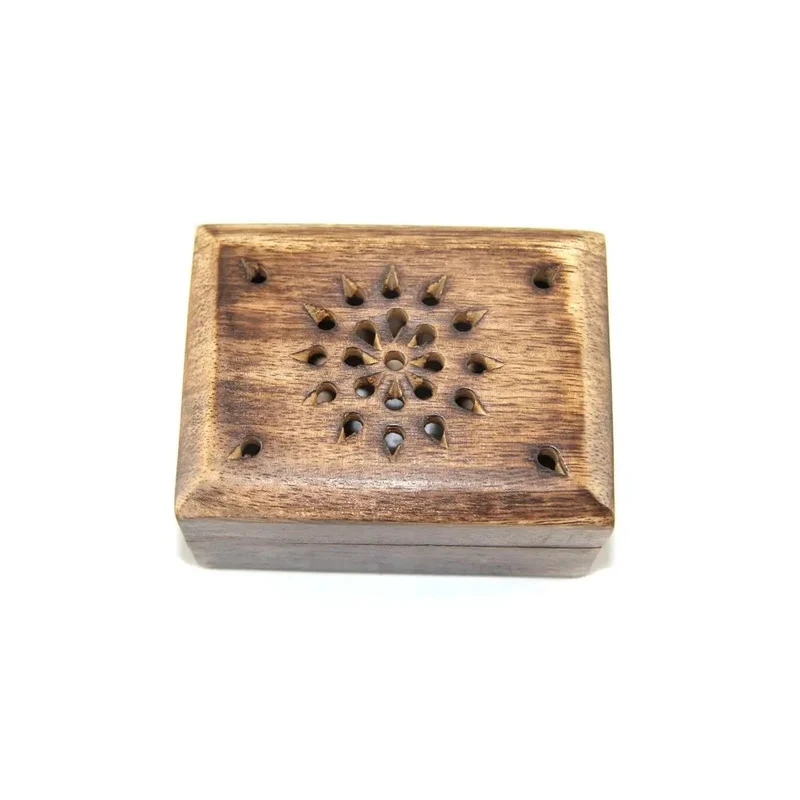 Holzkiste mit Muster Design 1