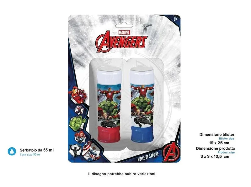 Seifenblasen Avengers 2St