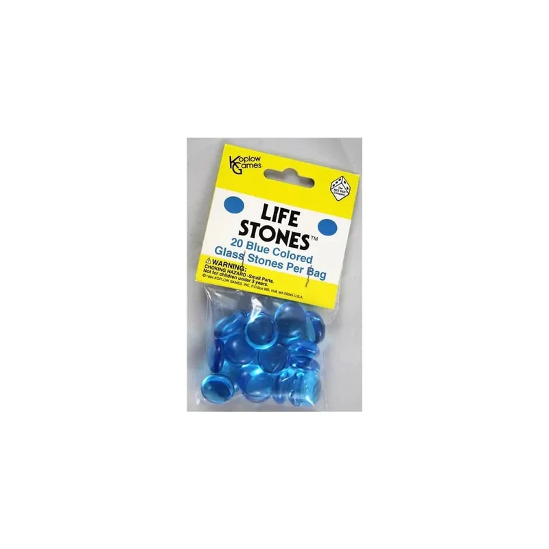 Glasspielsteine Blau