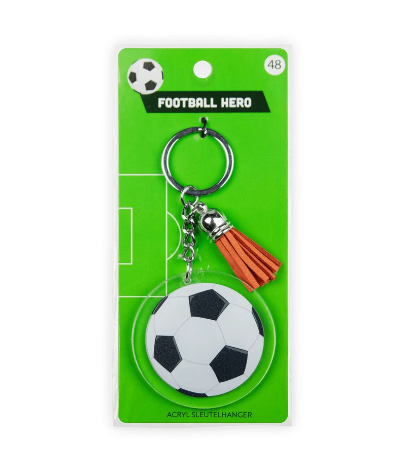 Acryl-Schlüsselanhänger Fußball