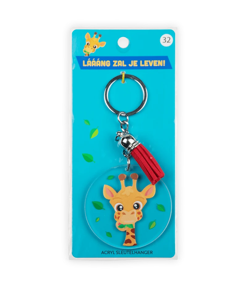 Acryl-Schlüsselanhänger Giraffe