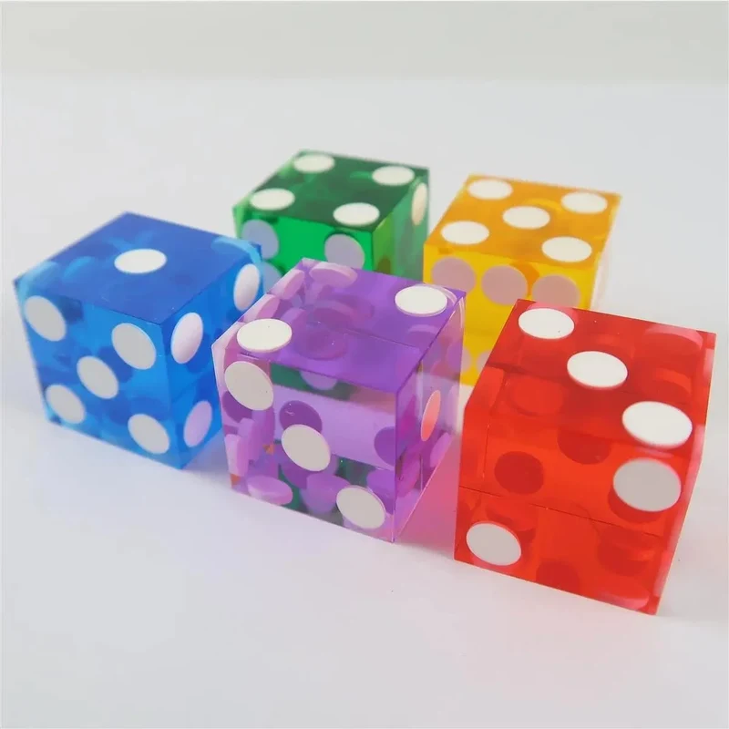 KasinoWürfel bunt 5er Bundle