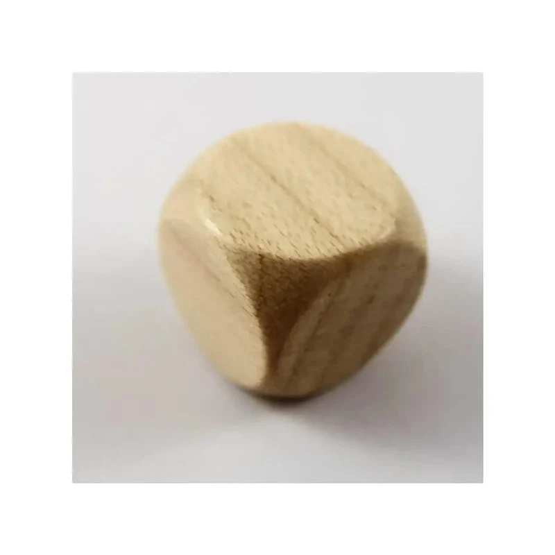 HolzWürfel W6 16mm Natur blanko