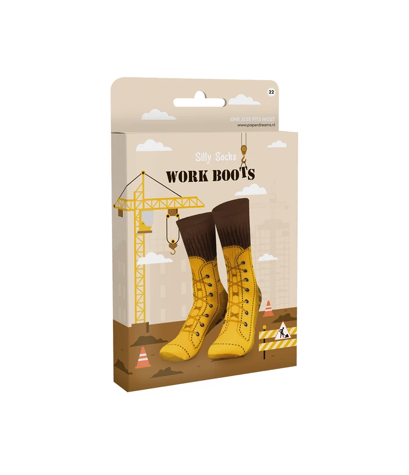 Lustige Socken Arbeitsschuhe