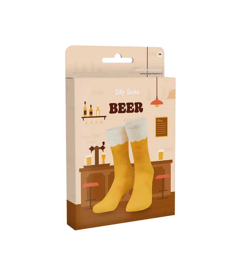 Lustige Bier-Socken
