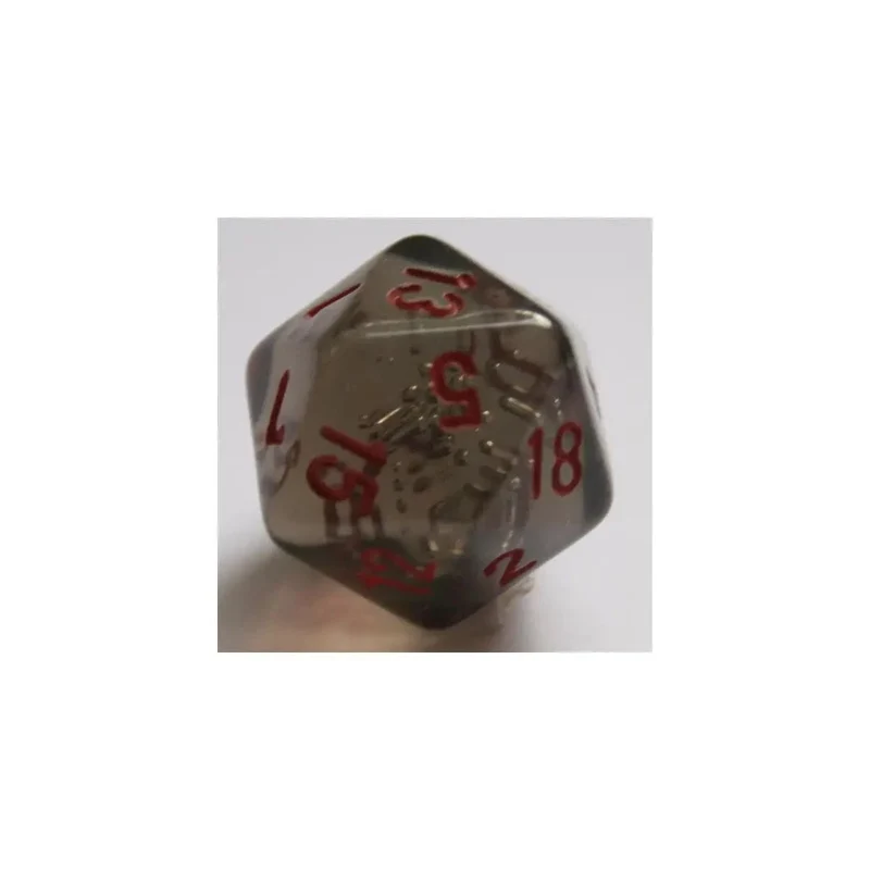 Chessex Translucent Smoke/Red W20