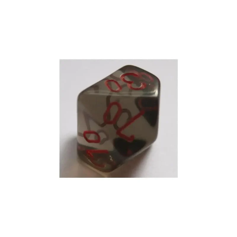 Chessex Translucent Smoke/Red W10-0