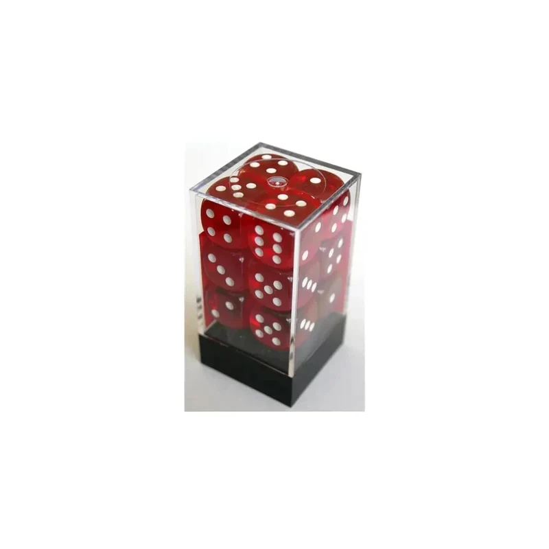 Chessex Translucent Red W6 16mm Set